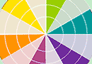Tertiary colour wheel